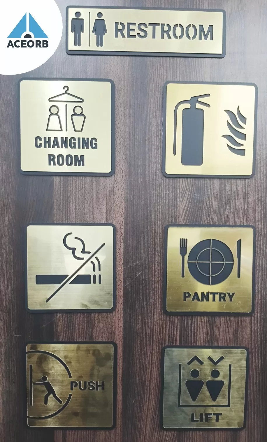 Acrylic Facility signage plates